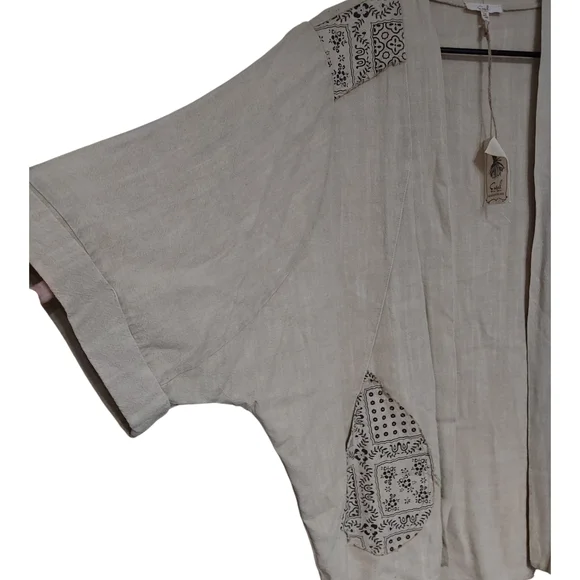 Easel Lightweight Boho Cardigan - Picture 3 of 6